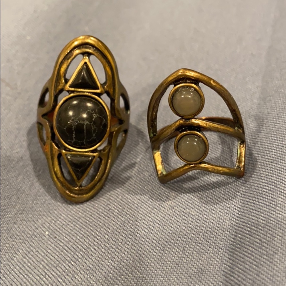 Cute brassy rings
